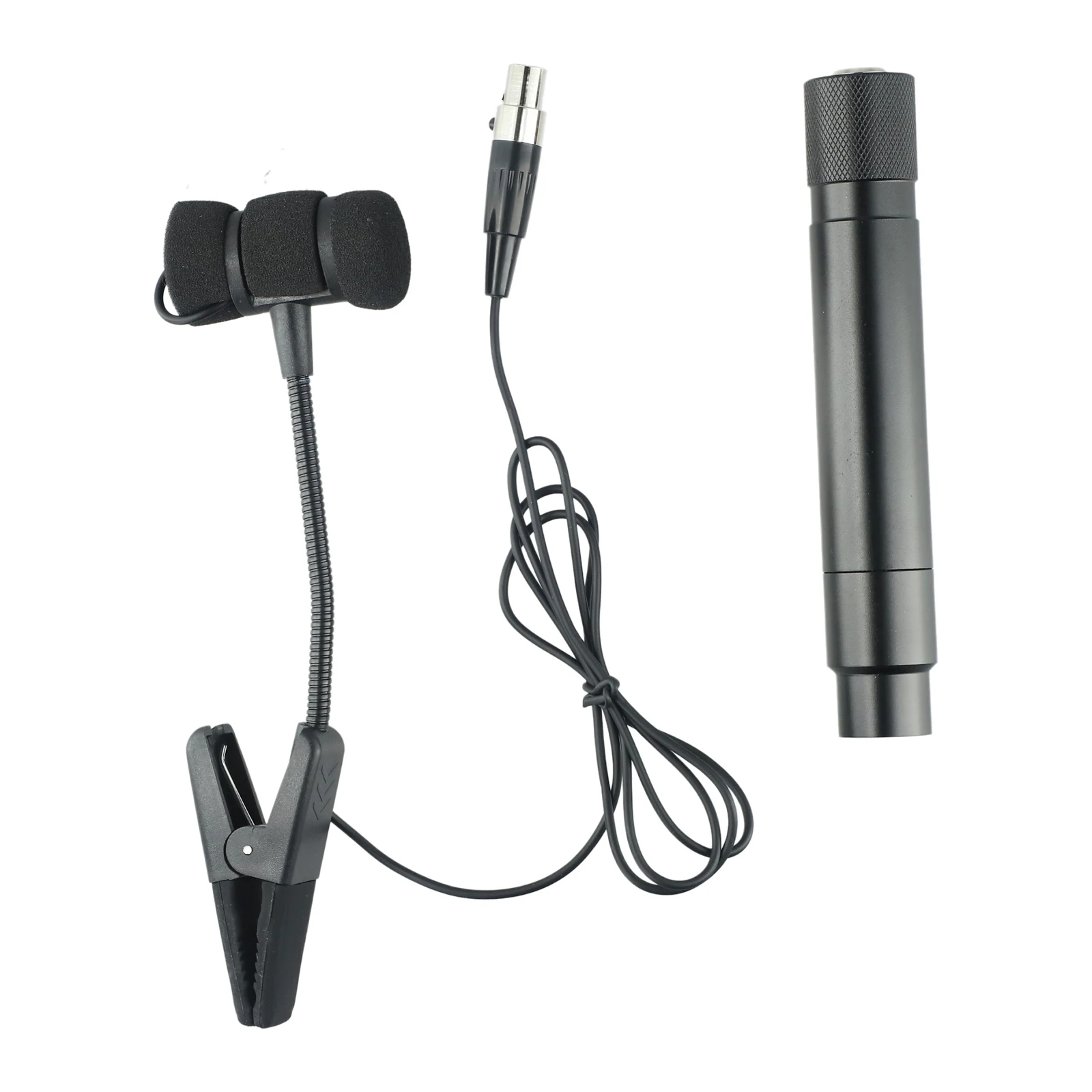 3 Pin 4 Pin Portable Wired Sax Microphone Omnidirectional Suitable For Various Instruments Clip-on Design One-way Microphone