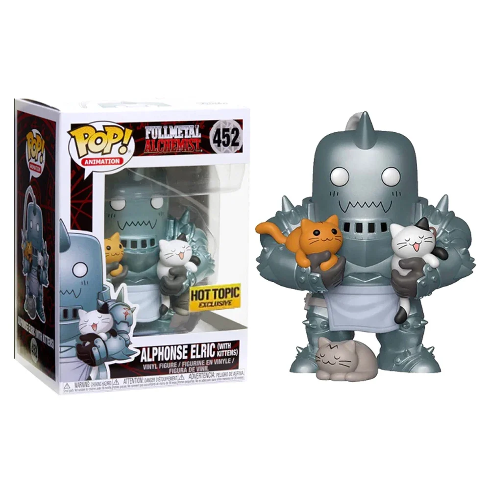 Funko pop FULLMETAL ALCHEMIST Alphonse Elric 452#  Vinyl Figure Doll Model Toys