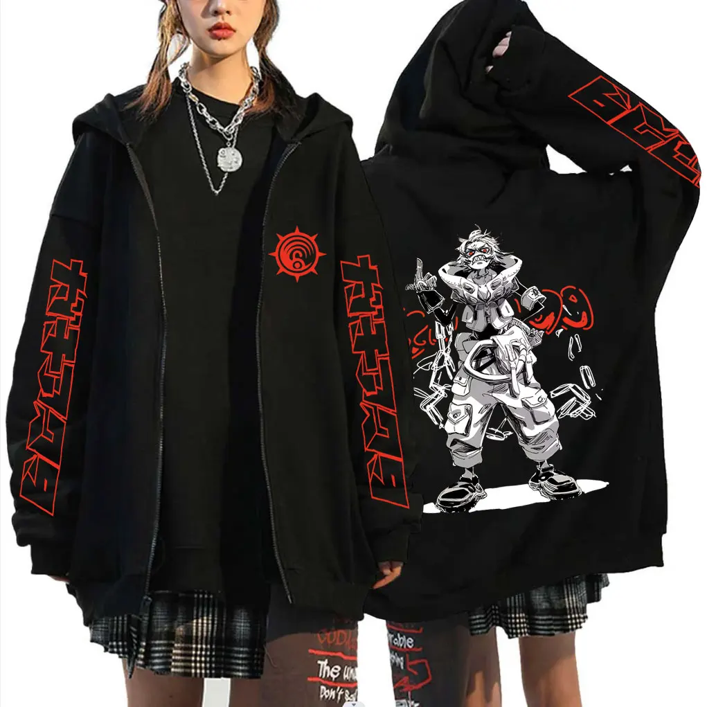 

Anime Gachiakuta Ludo Merch Zipper Hoodie Men Women Manga Cosplay Oversized Zip Up Jacket Unisex Fleece Cotton Zip Up Sweatshirt