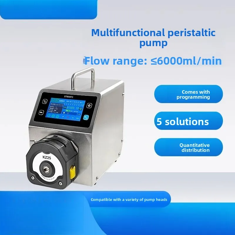 Large flow multi-function peristaltic pump ST600FC programming intelligent multi-mode