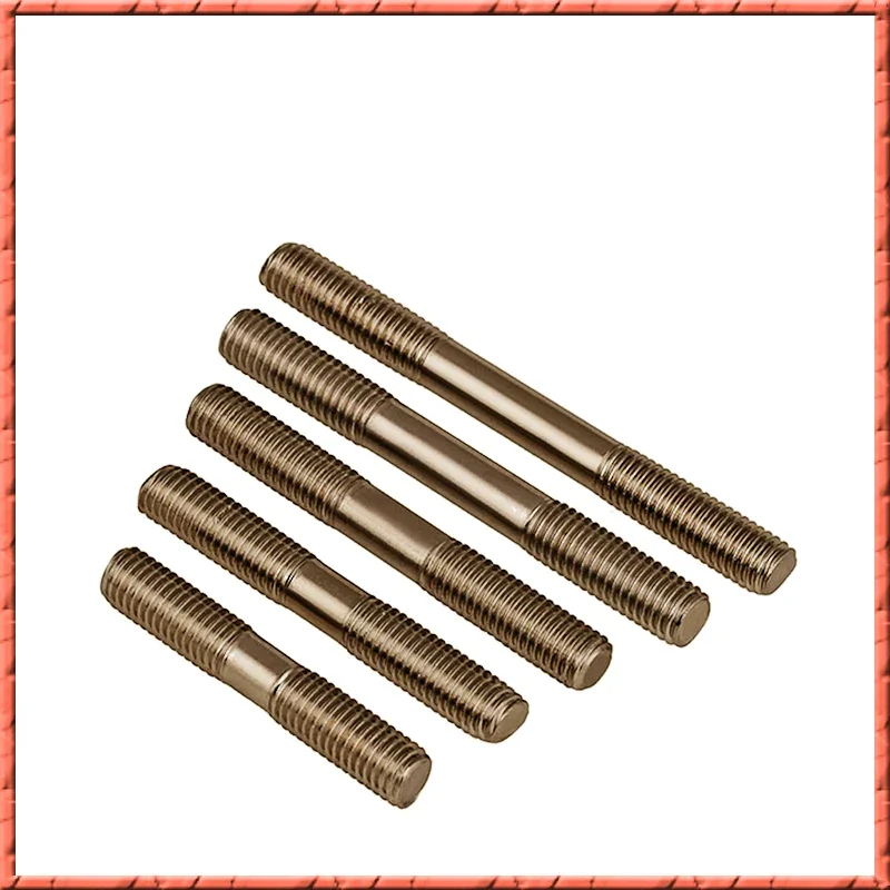 5-40 Pcs Titanium Double End Stud Bolt M6 M8 X 60-120mm Double Thread Dowel Screw GR2 for Automotive And Industrial Use