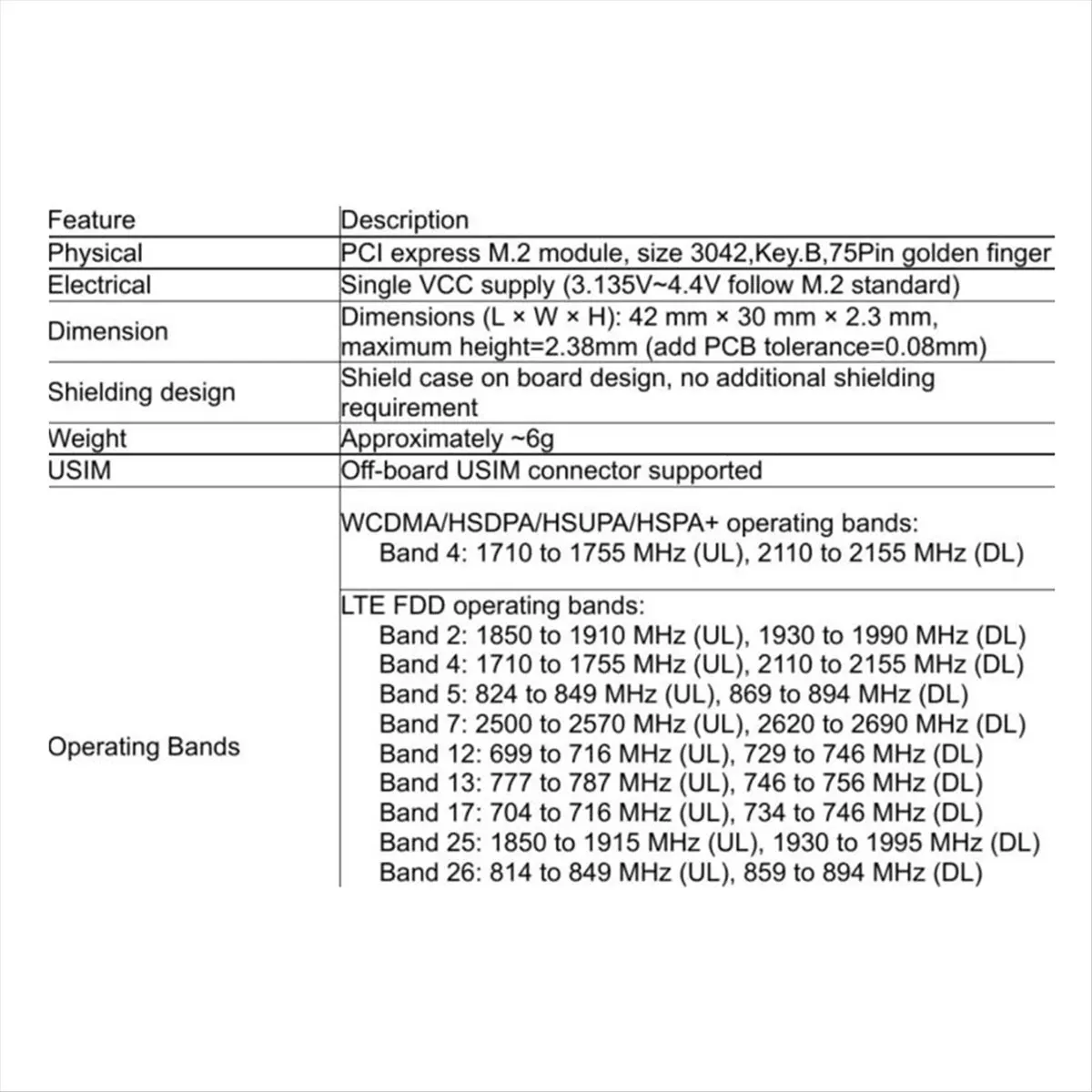 (A03R) Модуль 4G T77W676 LT4220 WWAN-карта 917817-001 для HP Elite X21013 G3 EliteBook X360 1030 G3