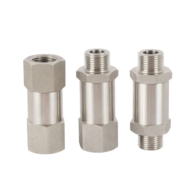 SS304 1/8'' 1/4'' 3/8'' 1/2'' 3/4'' 1'' BSP Inch Female Tube   One Way Fuel Non Return Check Valve