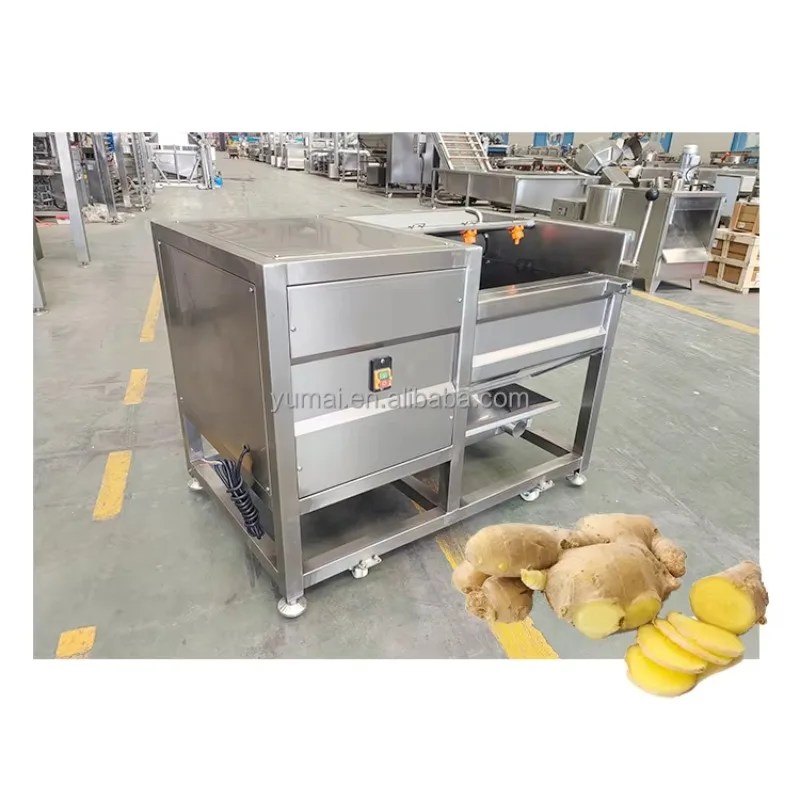 Industry Cassava Tuber Lotus Seed Peeler Fruit And Vegetable Potato Wash And Peel Machine