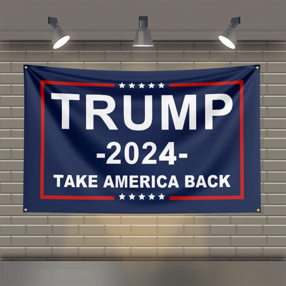 3x5 Ft T-Trumps-Pes Flag Still Fighting poliestere stampato Make America Great Again Trump Flags for Room Garage Decor