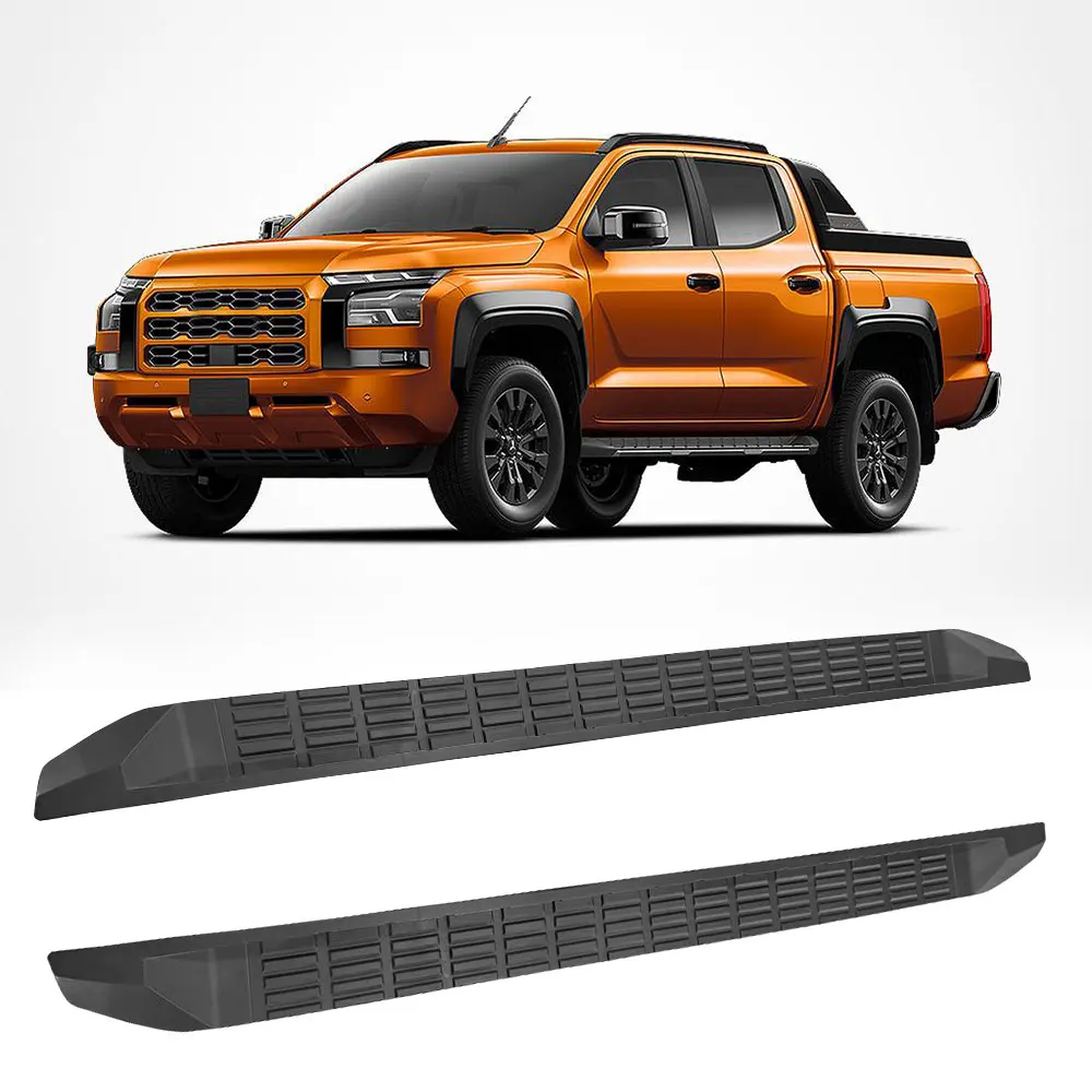 2Pcs Side Step Fits for Mitsubishi Triton 2024 Running Board Nerf Bar