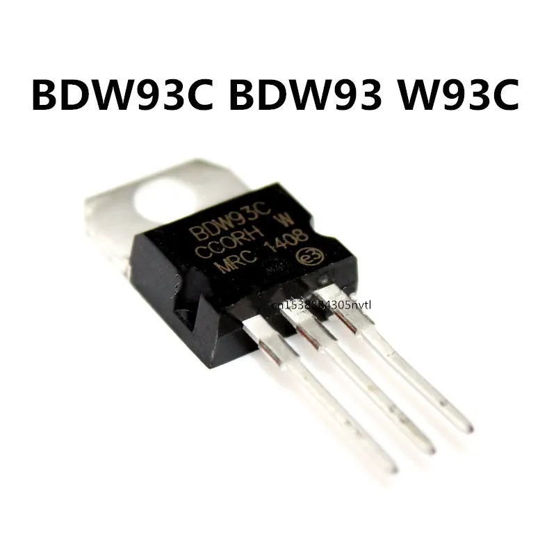 Original 5PCS/  BDW93C BDW93 W93C   TO-220