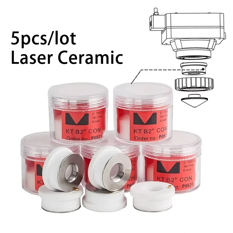 Laser Ceramic Holder Ring 24.5/28/32mm OEM P0571-1051 KT B2 CON Procutter Lightcutter Raytools BT240 220 WSX Fiber Head