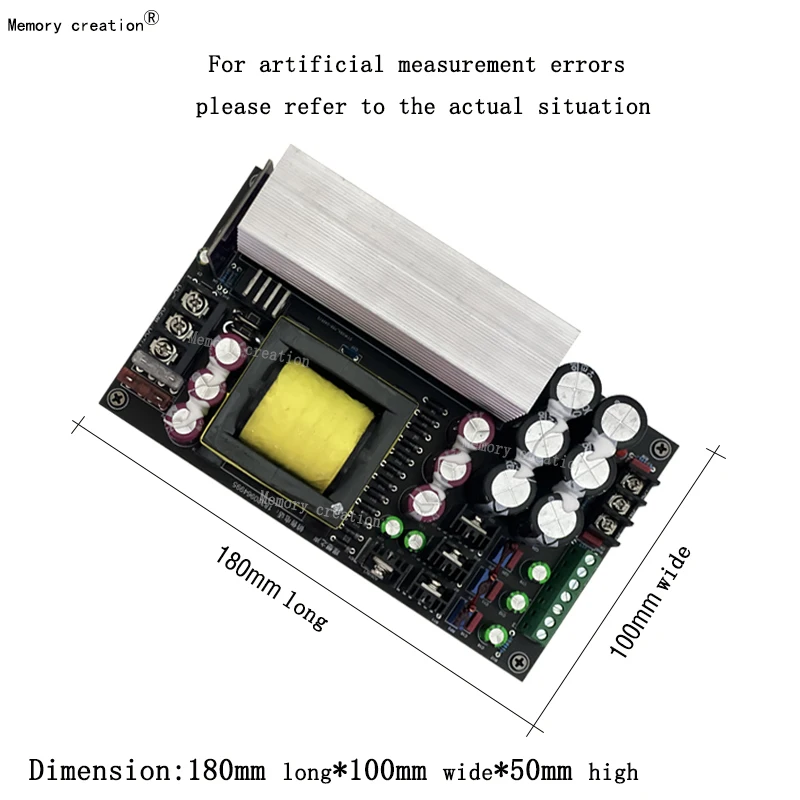 Memory creation 12V Switching Power Supply 1200W High Power DC-DC Car Amplifier Fever Boost Power Supply Board