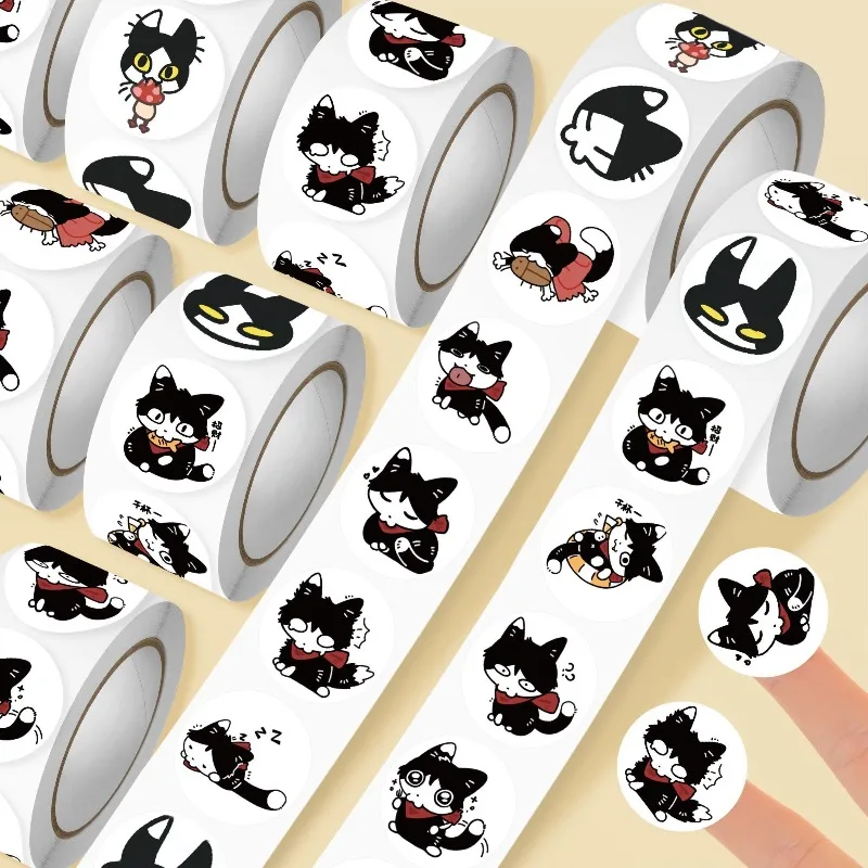 500 قطعة شخصية كرتونية لذيذة في الزنزانة ‌ ملصقات زخرفية على الجدران الإبداعية