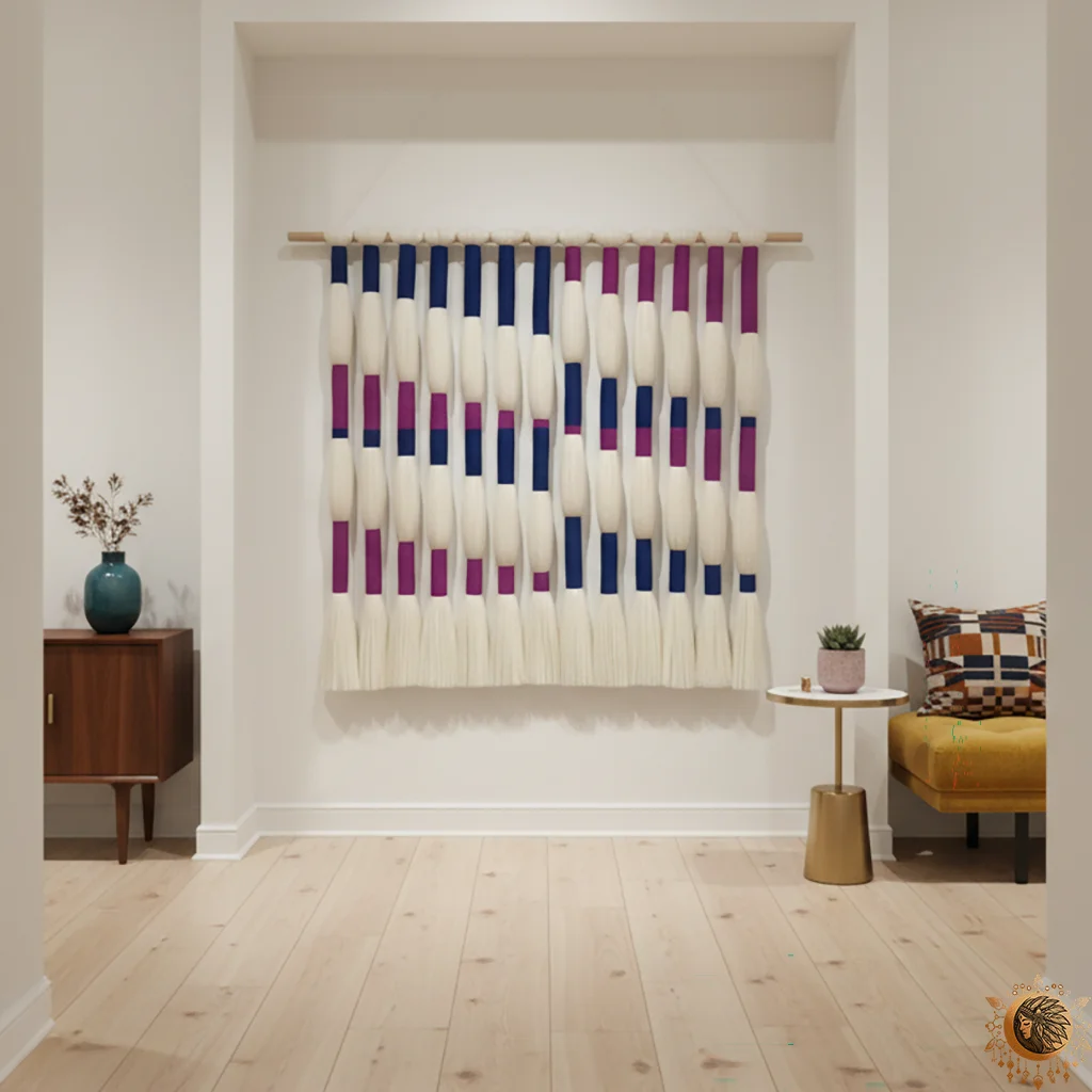 Hand woven spherical ball Macrame bubble partition hanging art design home decoration living room wall decoration luxury