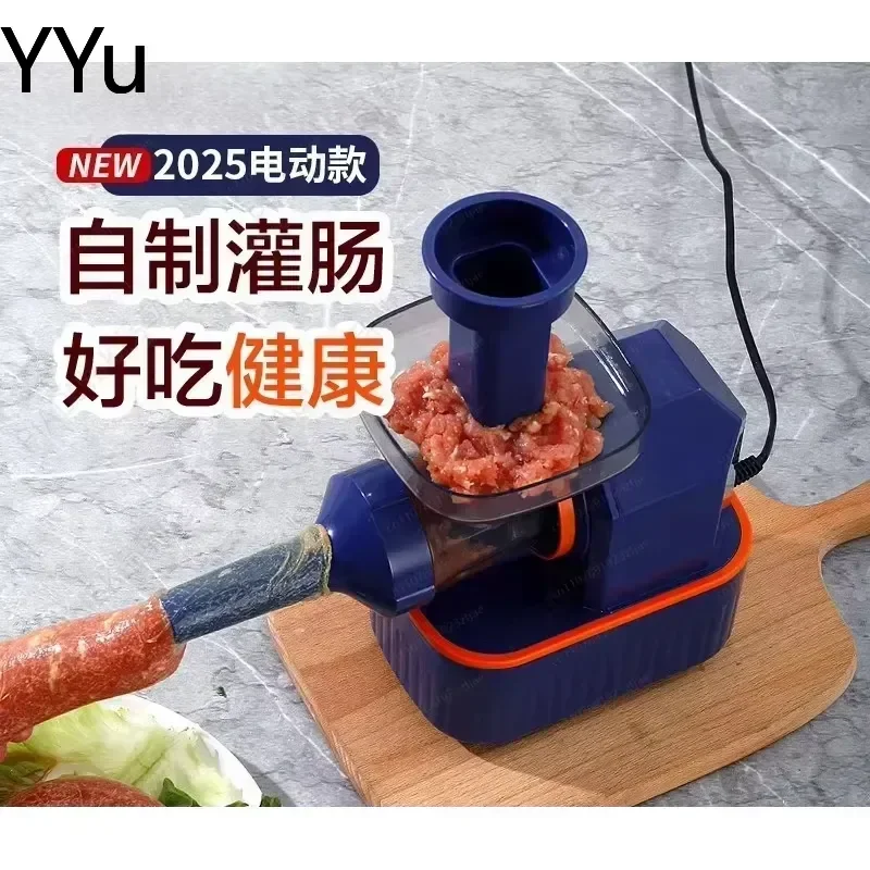 custom for Electric Sausage Stuffer Household Meat Filler Machine Manual Enema Tool Kitchen Gadget for Making Salami Hot Dogs