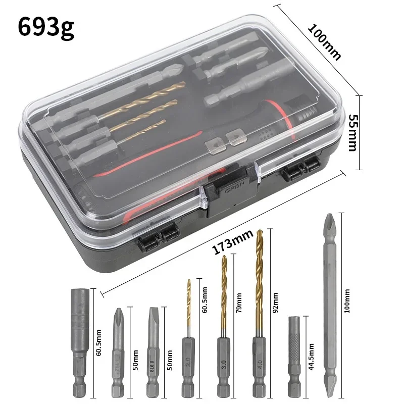 41-in-1 Industrial Rechargeable Lithium-Ion Brushless Motor Multifunctional Cordless Precision Electric Screwdriver Set