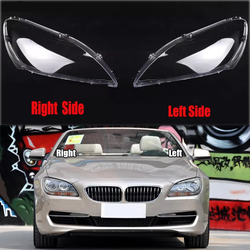 Headlamp Lens Cover Car Headlight Shell Transparent Lampshade For BMW 6 Series F06 F12 F13 M6 630 640 650 2010-2014