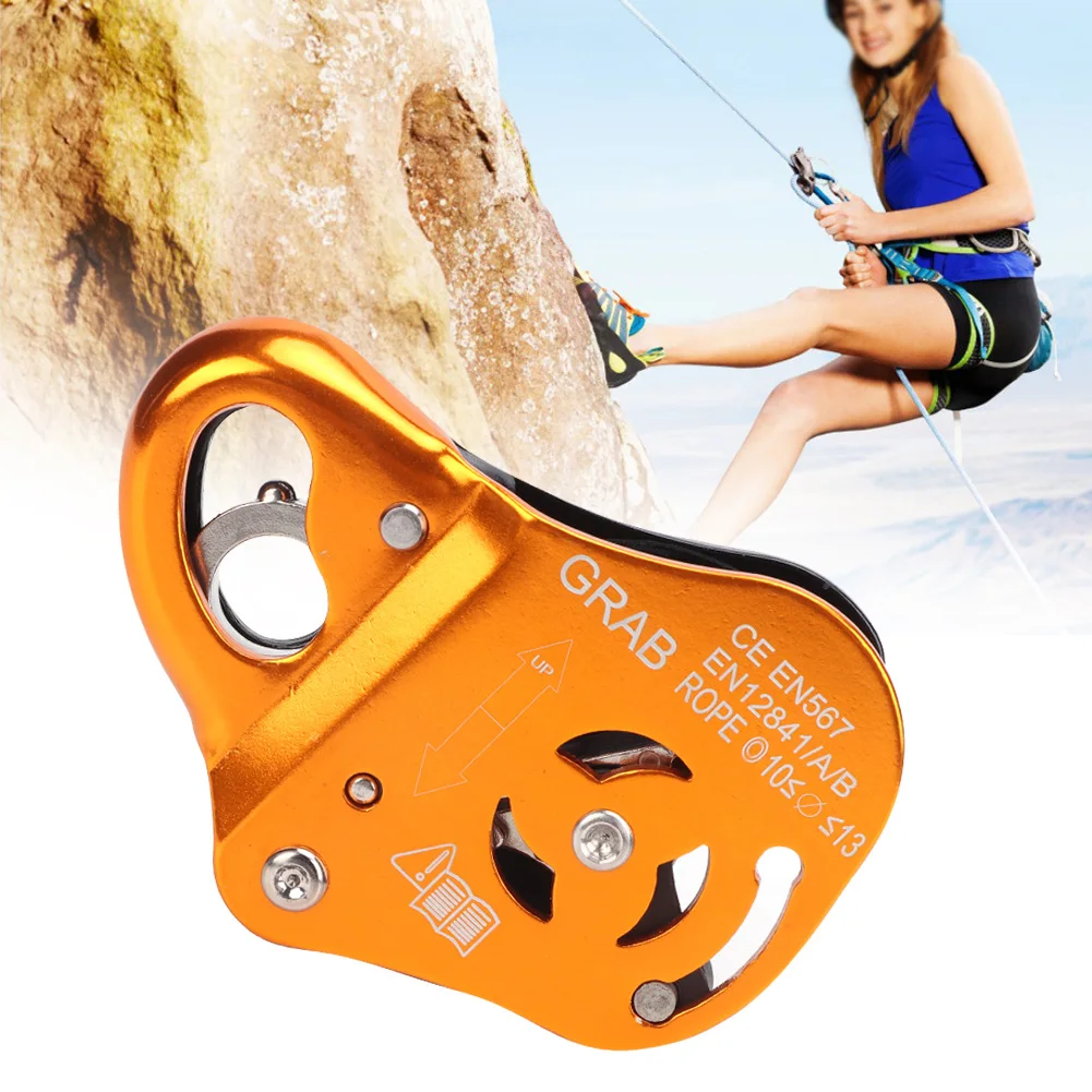 Dispositivo de Agarre para Cuerda de Escalada en Roca, Dispositivo Anticaídas, Dispositivo de Seguridad Autoblocante, Protección Contra Caídas, Protector de Cuerda de Seguridad