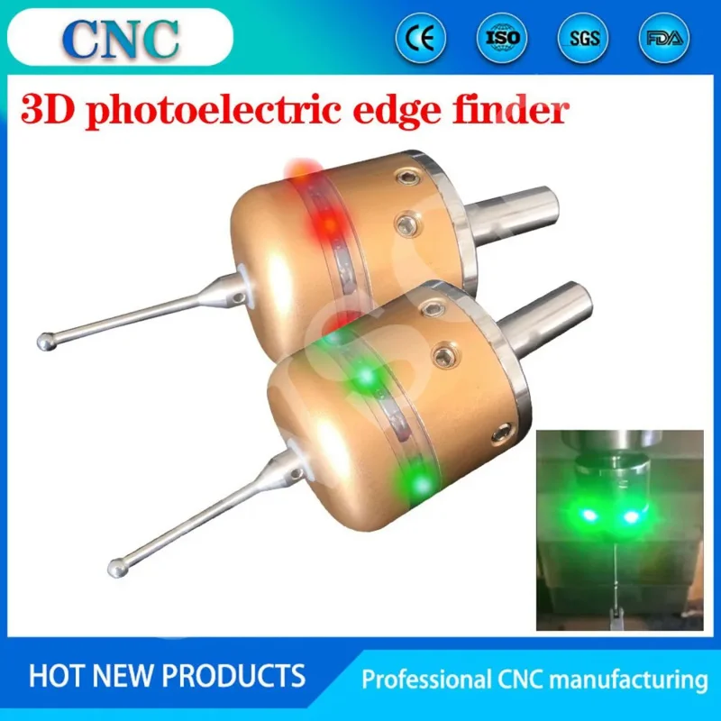 

3D photoelectric edge finder, machining center CNC milling machine three-coordinate probe probe Z-axis centring rod tool setter