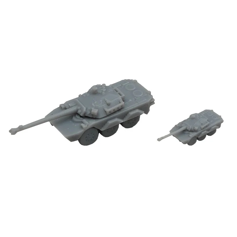 

5PCS 3D Printed AMX-10 RC Armored Car Model 1/700 1/350 Scale Resin Wheeled Reconnaissance Vehicle Miniature Decoration Gifts