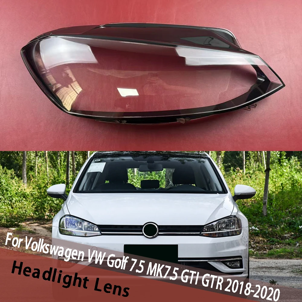 

Для Volkswagen VW Golf 7,5 MK7.5 GTI GTR 2018 2019 2020 (БЕЗ линии) крышка фары корпус лампы абажур из плексигласа