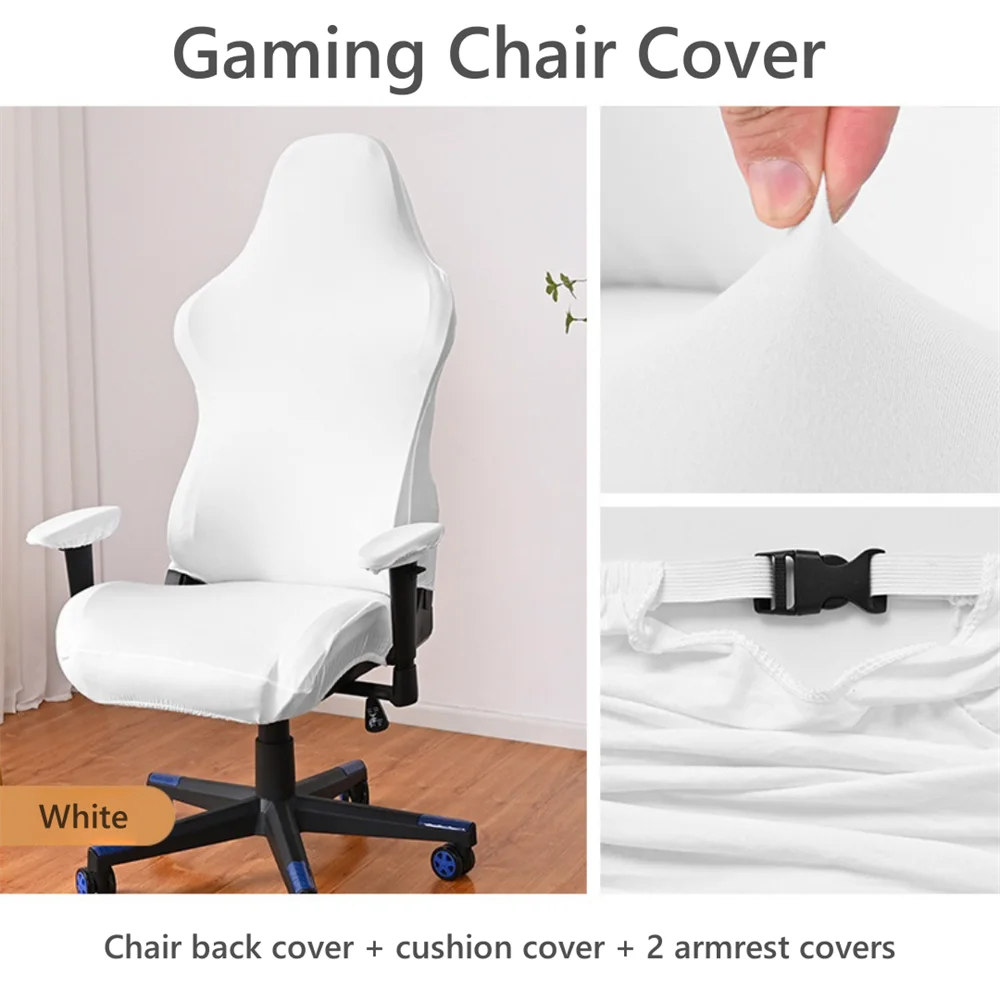 

Computer Gaming Swivel Chair Covers Stretch Universal Dustproof Slipcover Office Internet Cafe Seat Protective Shield