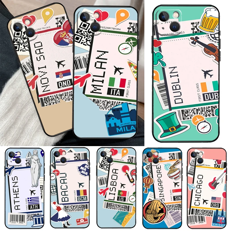 ROMANIA BOARDING PASS Traveltickets Case For Xiaomi 17 15 Ultra 14T 15T 17T Pro POCO F9 Ultra F8 F5 F6 F7 X5 X6 X7 X8 Pro Cover