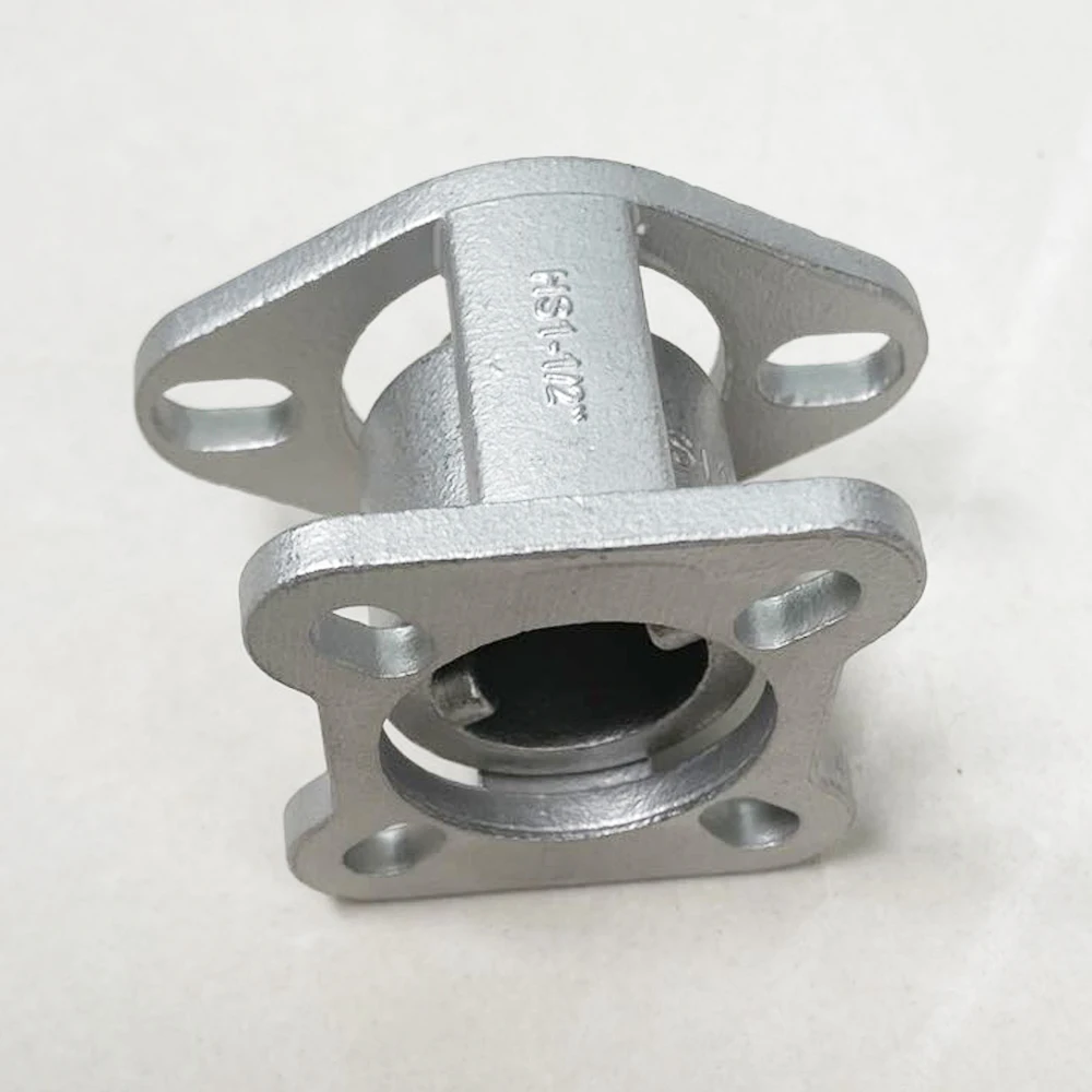 DN50 SS304 Bracket Connector with stainless Stem , ISO5211 Shaft to Electric pneumatic Actuator to PVC valve