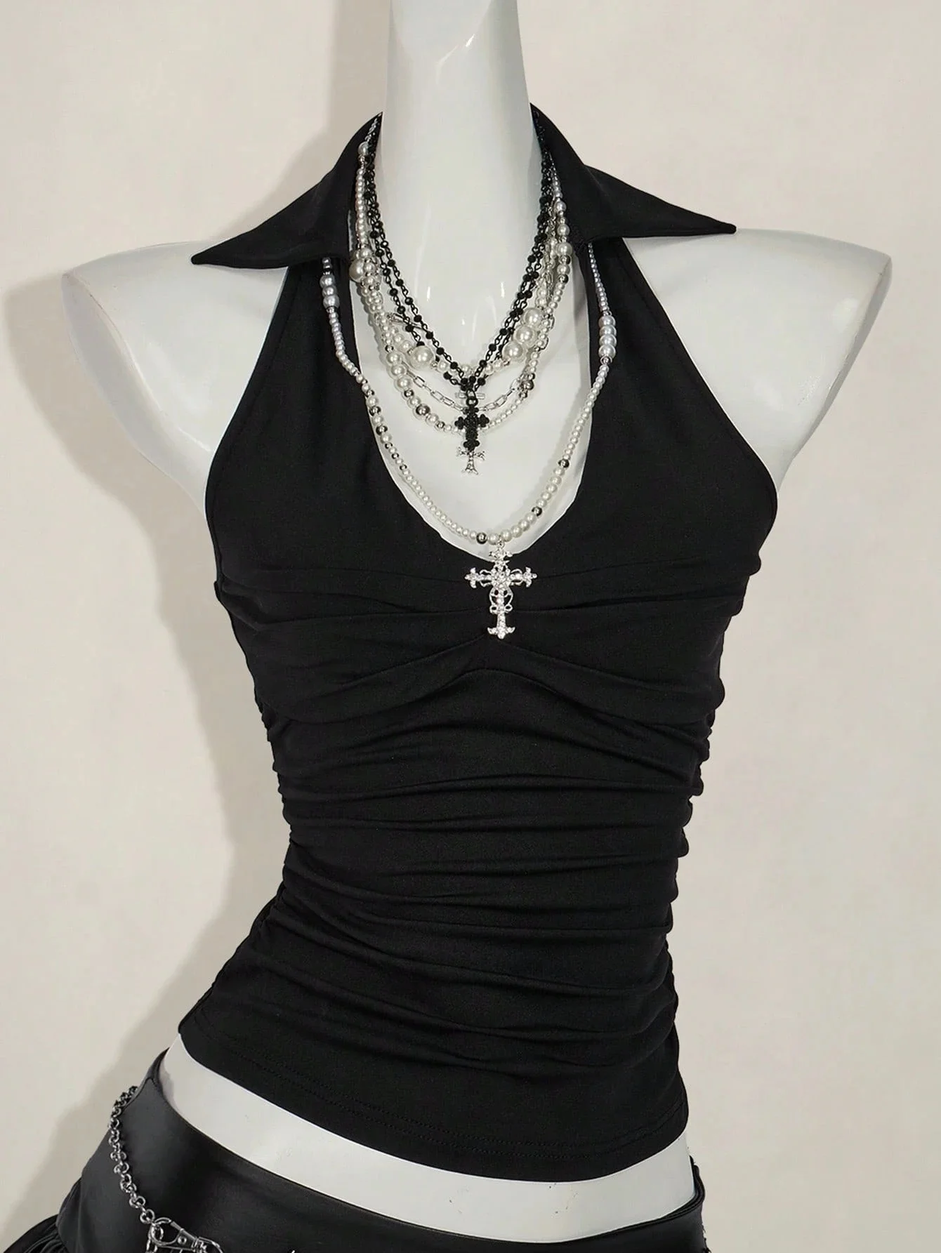 شارع العليا الرسن Y2k القوطي الشرير 90s عارية الذراعين جماليات خمر Harajuku مثير سليم المحاصيل الأعلى الصيف الساخن فتاة شيك الجرونج ايمو المحملة