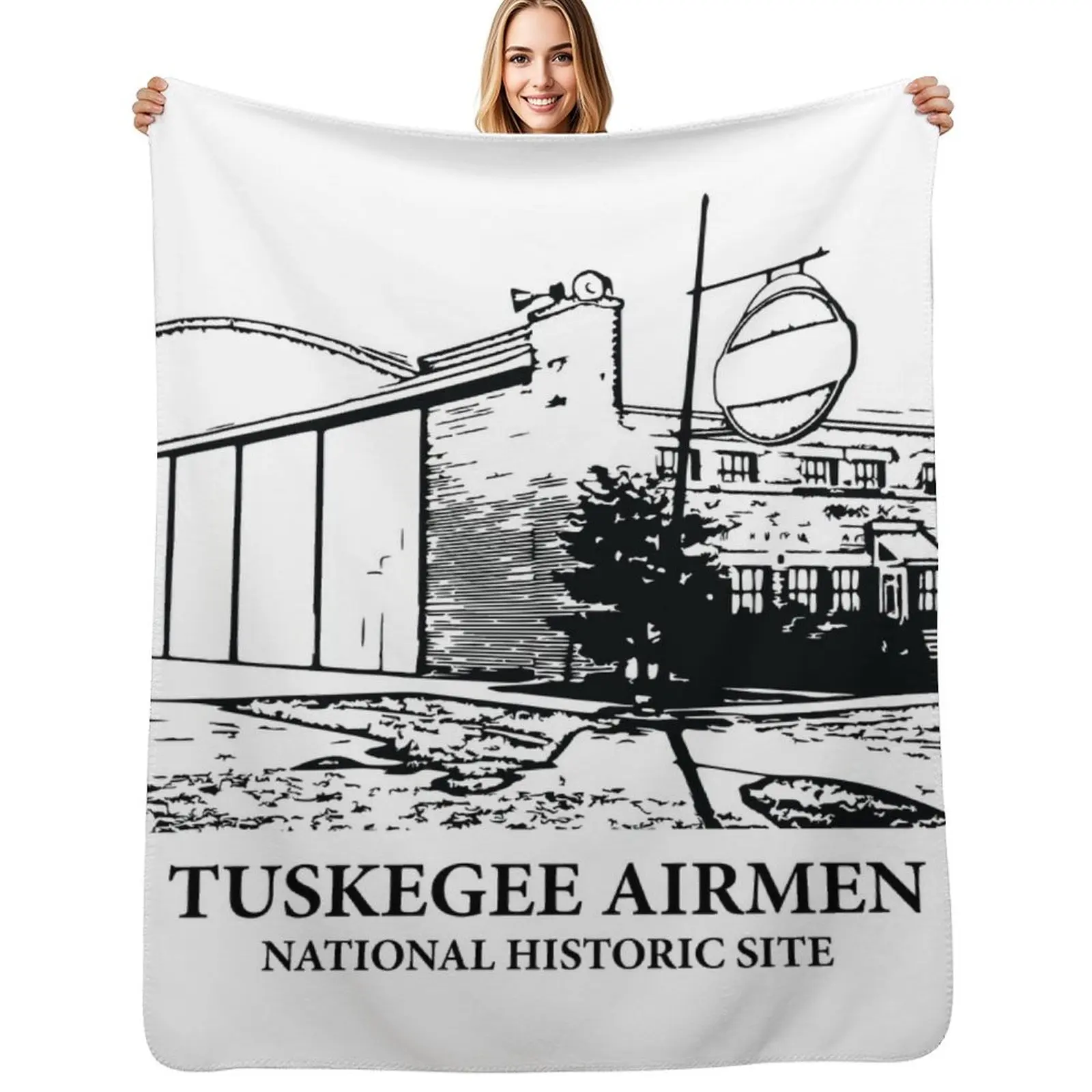 

Tuskegee Airmen National Historic Site Throw Blanket Air Conditioner Soft Blanket for Office Home