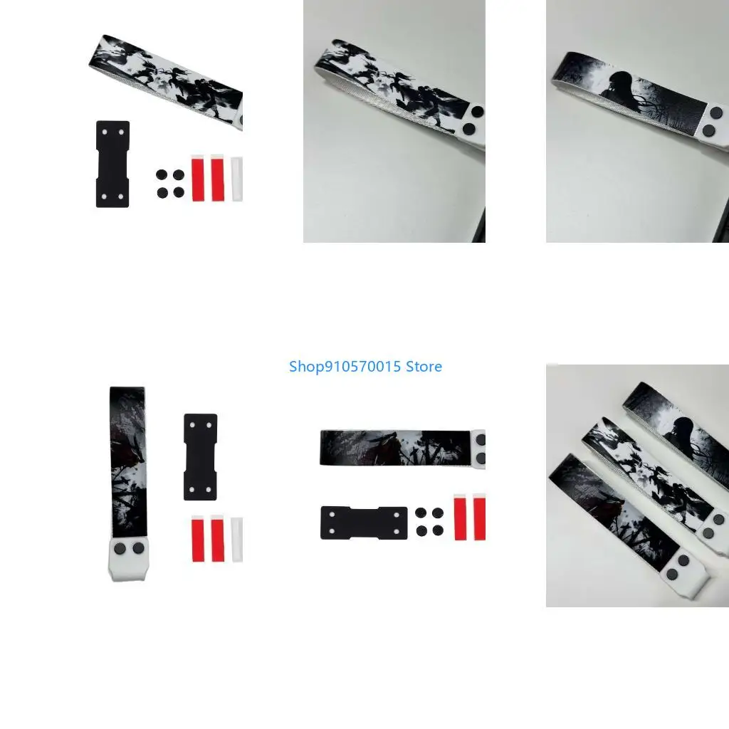 B95C Decorative Straps Take Control Nylons Straps for Gaming Mechanical Keyboards
