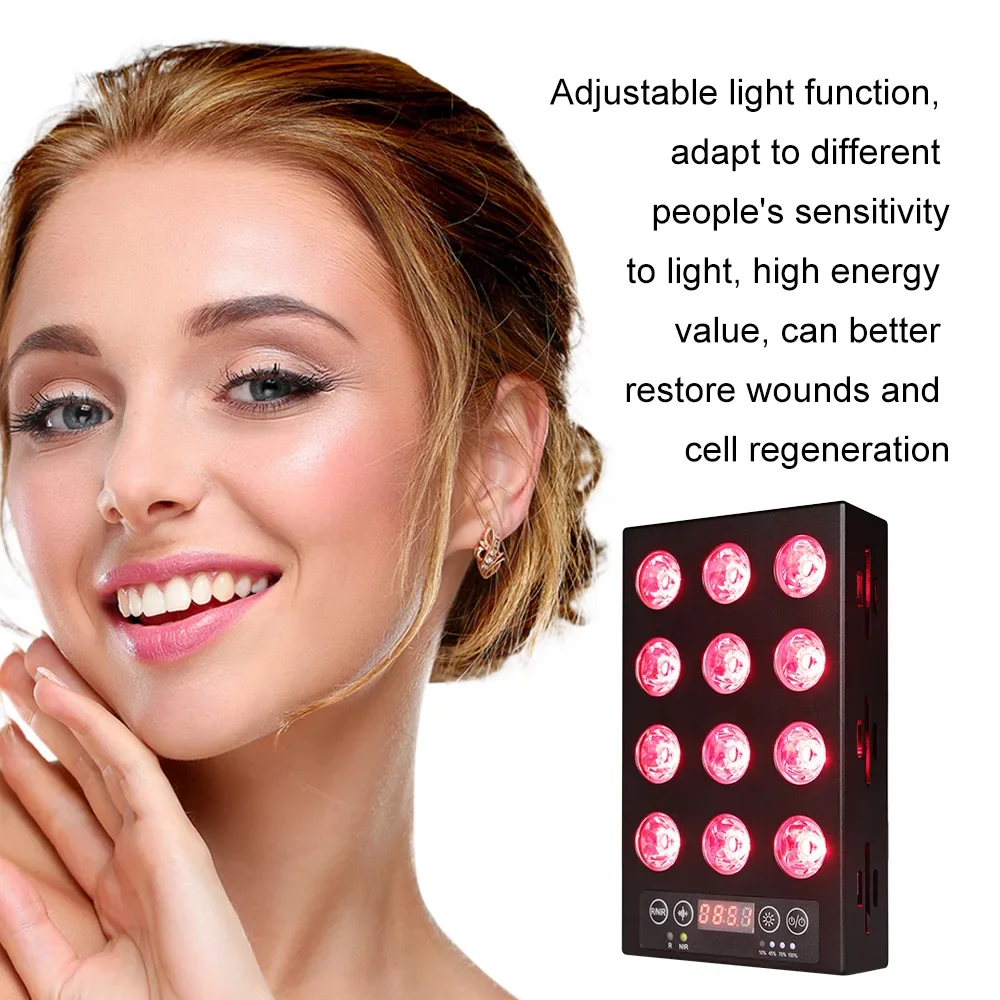 Intelligent Mini Portable Rechargeable Or Customize Red Light Panel Suitable for moisturizing and rejuvenating skin Beauty tool