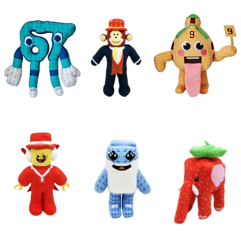 2026 Nieuwe Steal A Brainrot Sammy Jandel Aardbei Olifant No.67 Pluche Pop Anime Randapparatuur Speelgoed Halloween Kerstcadeau - afbeelding 2