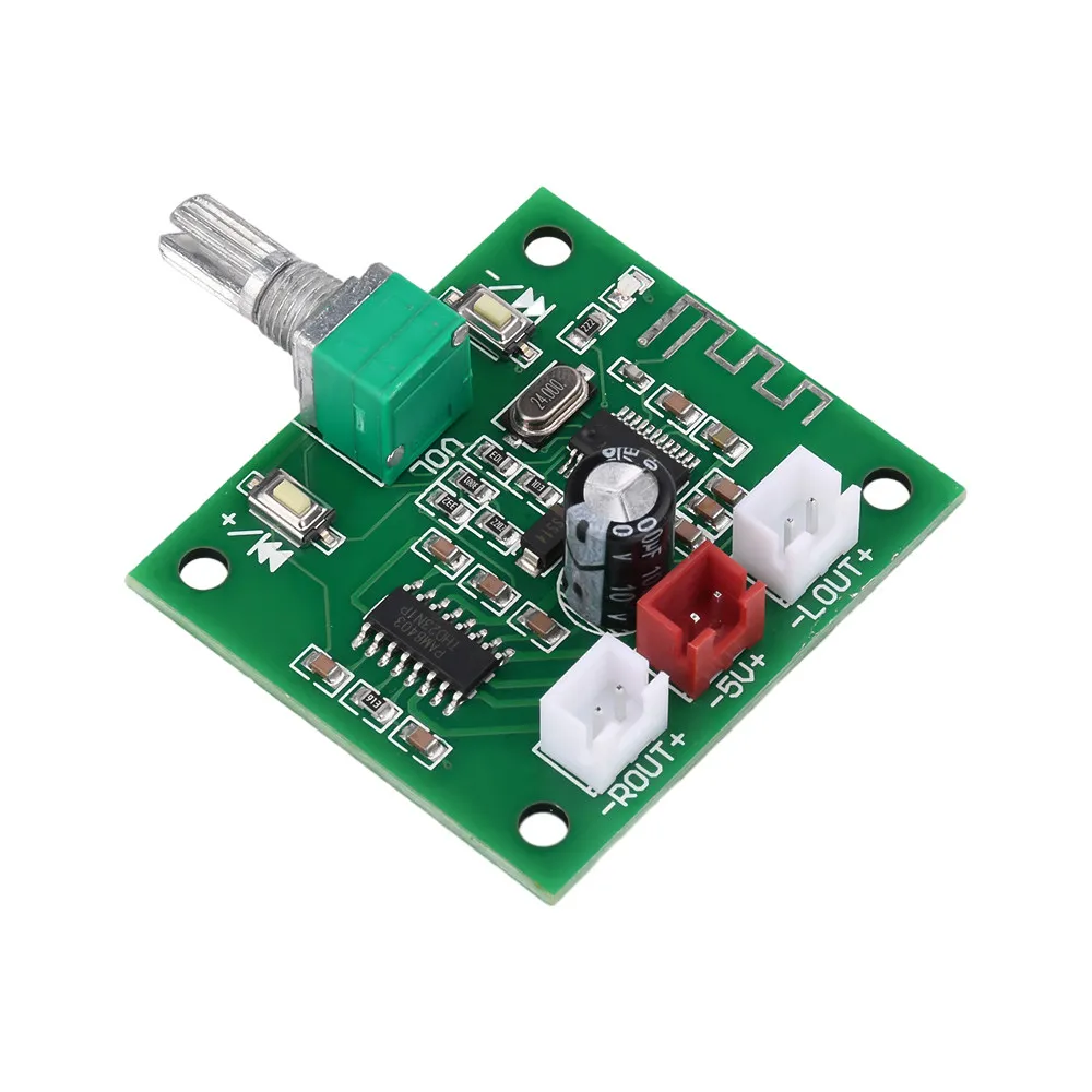 3PCS XH-A158 PAM8403 Mini Amplifier Board Bluetooth-compatible5.0 2x5W Dual Channel DC5V DIY Wireless Speaker Audio Module