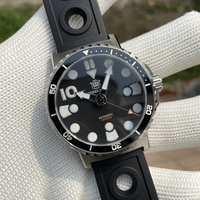 STEELDIVE New In SD1982 BGW9 Blue Luminous 46.5MM Big Size 25000M Waterproof Sapphire Glass Ceramic Bezel NH35 Mens Dive Watches