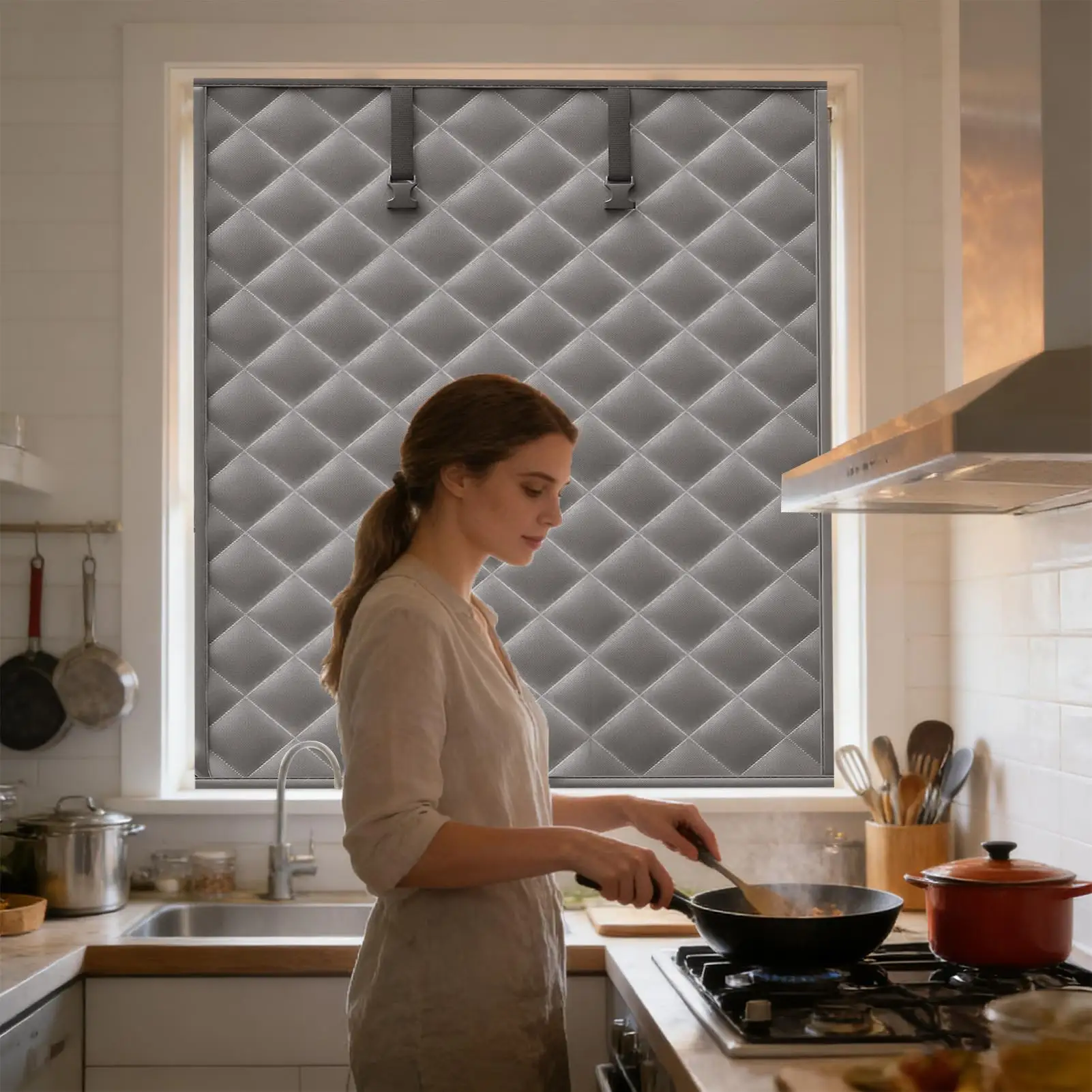 Winter Window Insulation Insulated Draft Block Covering Cold Weather Window Winterizing Kit For Patio Doors Indoor Living Room