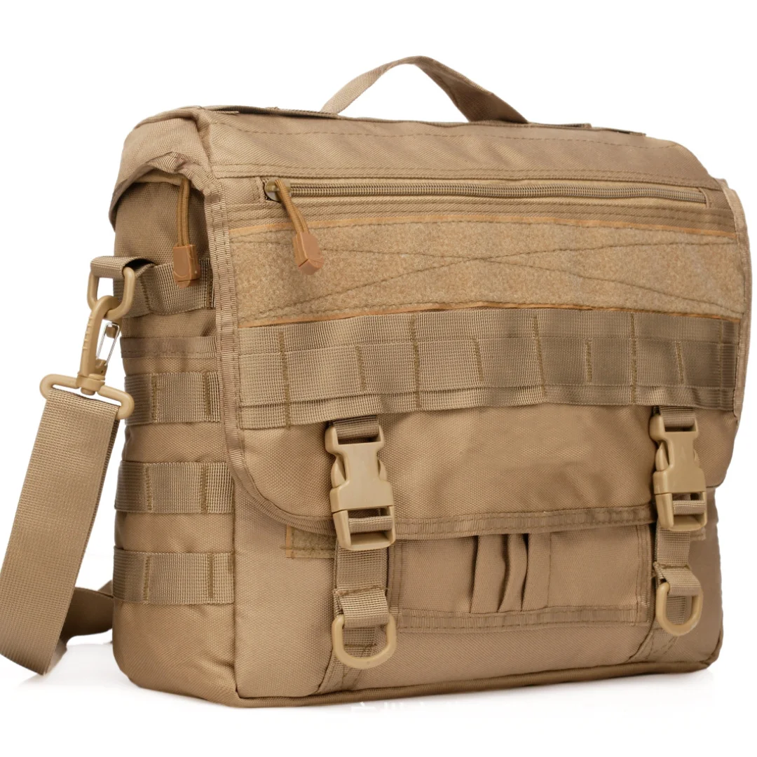 One Shoulder Portable Document Computer Bag One Shoulder Tactical Bag Army Fan Outdoor Postman Multifunctional Satchel