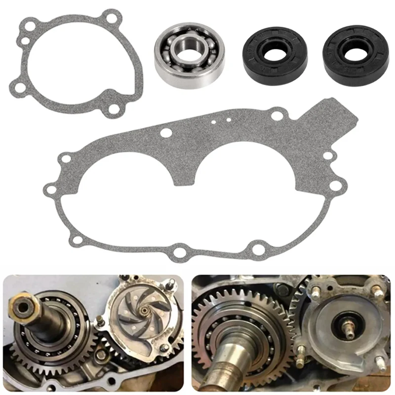 

Bearing Seal & Gasket Water Pump Rebuild Kit For Polaris 350L 400L 400 2 Stroke Water Pump 1990-2003(5pcs)