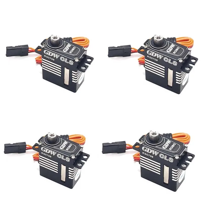 GDW RS0708 Miniature All-Metal 9g/12g Digital High-Voltage High-Torque 7.5KG Servo Motor 180° 270°
