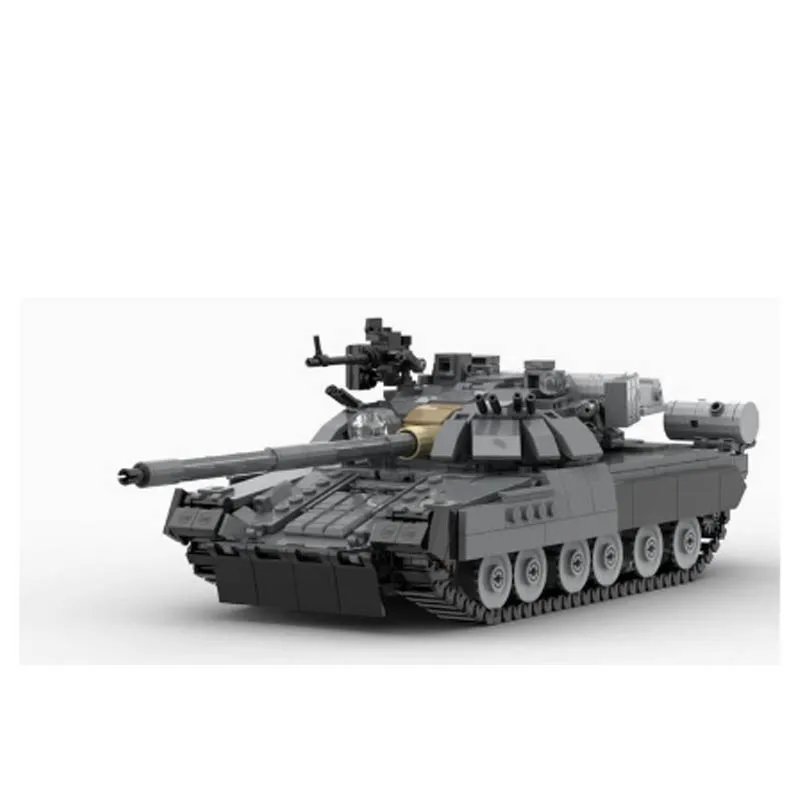 80U Tank MOC-134084 Military Series Patch Building Blocks Toy Model Building Blocks Toy Model Kids DIY Christmas Gifts