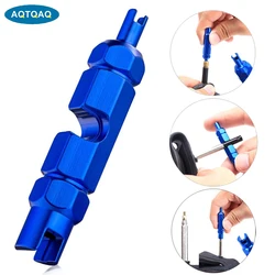 AQTQAQ 1Pcs Valve Core Remover Tool Presta Schrader Tire Valve Repair Tool for Bicycle, Cars, SUV, Bike, Motorcycles Tyre