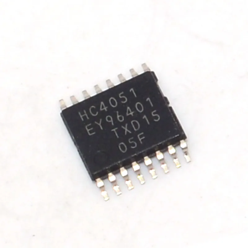 10PCS 74HC4051PW 74HC4052PW 74HC4053PW HC4051 HC4052 HC4053 Three-Way 2-Channel Analog Multiplexer Chip