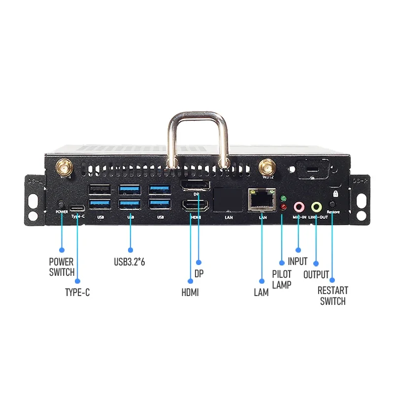 سعر المصنع بالجملة I3/I5/I7 11th Core Win11 DDR4 8 + 256G 8 + 512GB وحدة كمبيوتر مدمجة Mini Ops Pc