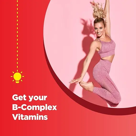 Gummies complessi di vitamina B per adulti-Gummies di energia naturale, contenenti 60 capsule di vitamine vegetariane del complesso B