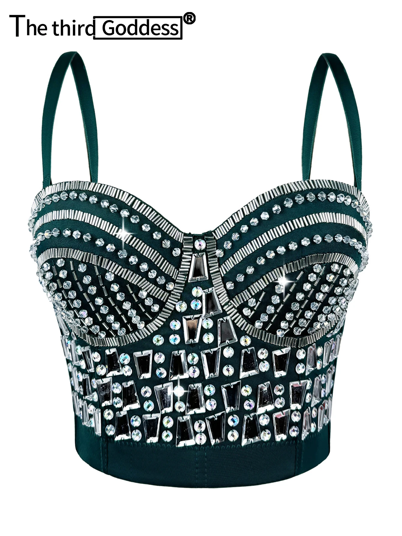 

Сексуальный черный, белый корсет со стразами, укороченный топ, женские летние клубные вечерние топы для женщин, одежда y2k, укороченный топ на бретельках для доспехов