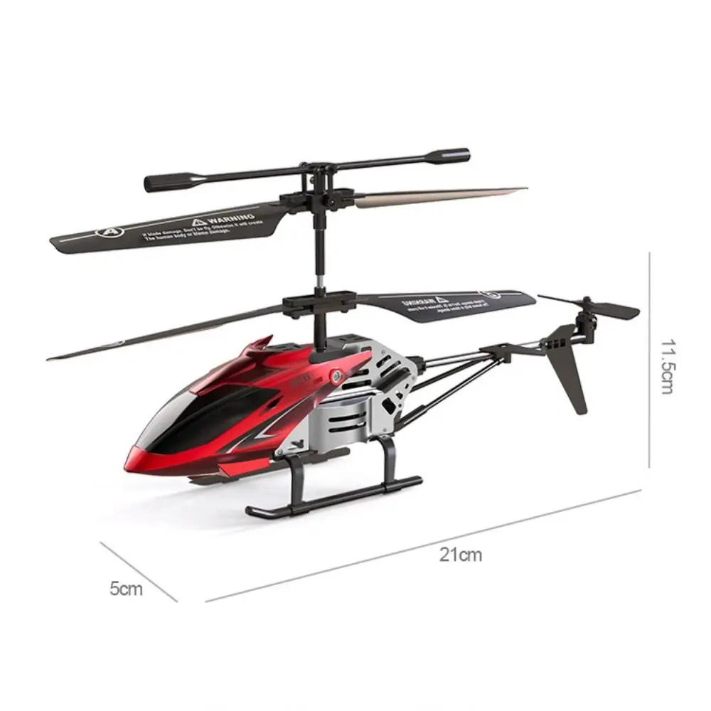 Metalllegierung RC Hubschrauber Silber Rot Rosa USB-Aufladung Fliegender Hubschrauber Spielzeug Wiederaufladbar 3,5 Kanäle Fernbedienung Flugzeug