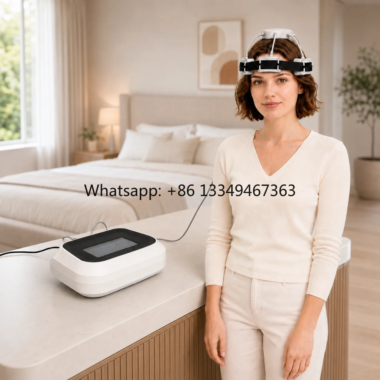 Low Frequency Transcranial Magnetic Field Therapy 0-17mT for Physical Therapy Support