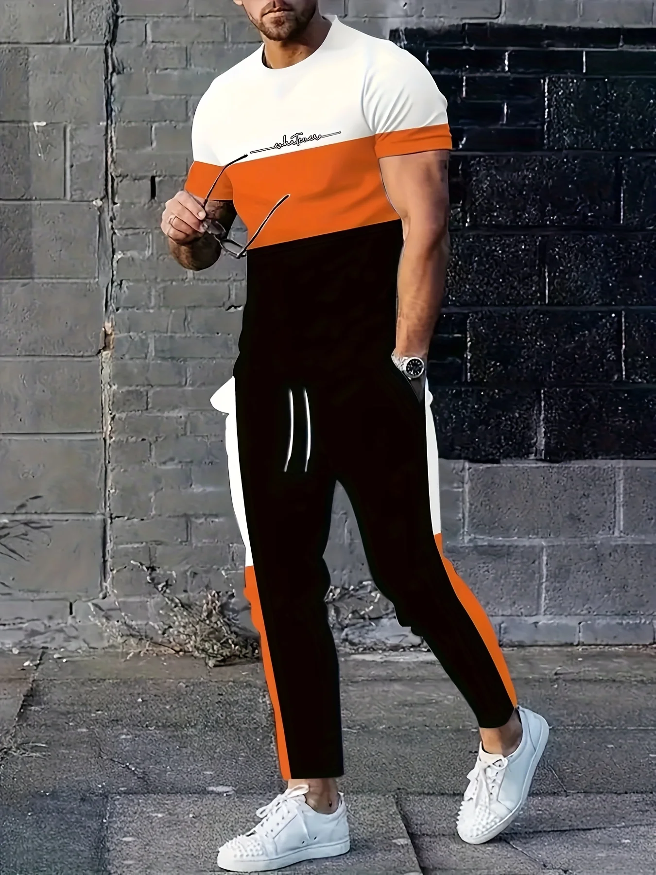 

In the summer of 2025 men's street fashion sets and breathable sporty casual adult long pants sets will be popular