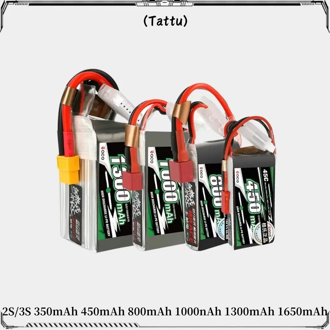 Gens ACE (350mAh 450mAh 800mAh 1000mAh 1300mAh 1650mAh) 2S 3S 7.4V 11.1V 30C 45C Lipo Battery with T/XT60 Plug for FPV RC Drone