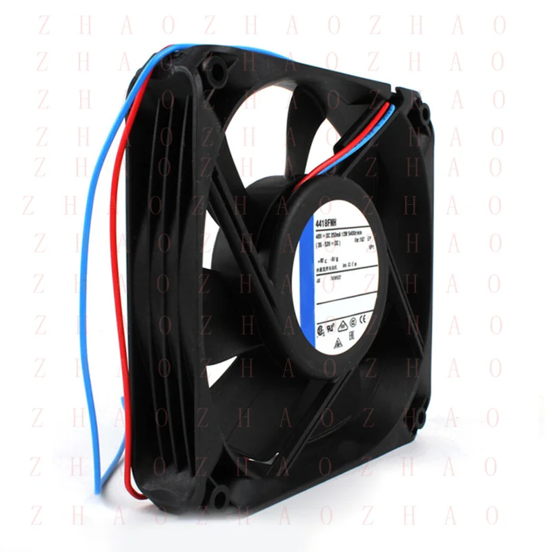L+ Cooling Fan 120*120*25mm For Ebmpapst 4418FNH 48V 250mA 12W