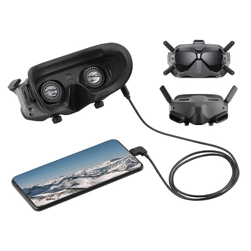 ข้อมูลสําหรับ DJI Avata Goggles 2/V2 IOS/Type C/Micro USB Adapter สําหรับ Ipad Air/MINI IPhone แท็บเล็ต Drone แว่นตาอุปกรณ์เสริม