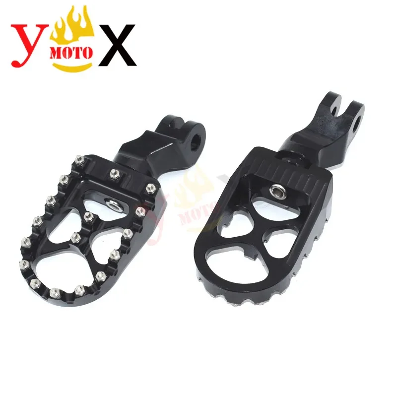 Motorcycle Non-slip Front Foot Peg Rest Footpeg Footrest Pedal CNC For Triumph Bonneville T100 T900 2001-2015 Trunxon 1200 04-15