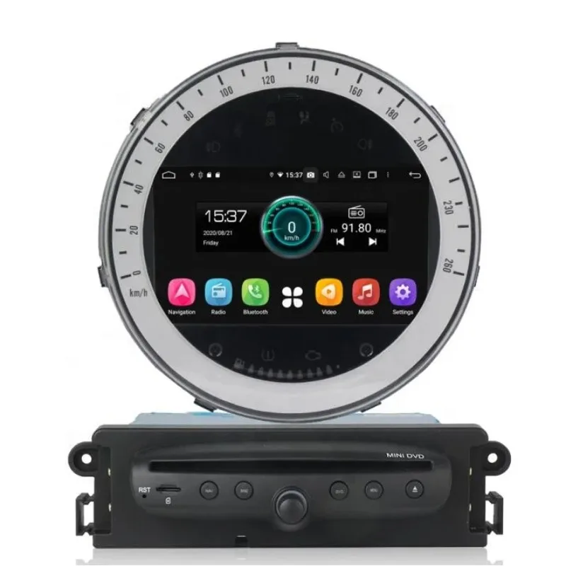 Hot Koop KD-7110 Klyde Android 10.0 PX5 Hot Verkoop 7 Inch Ingebouwde Dsp Autoradio Voor MINI COOPER 2006-2013